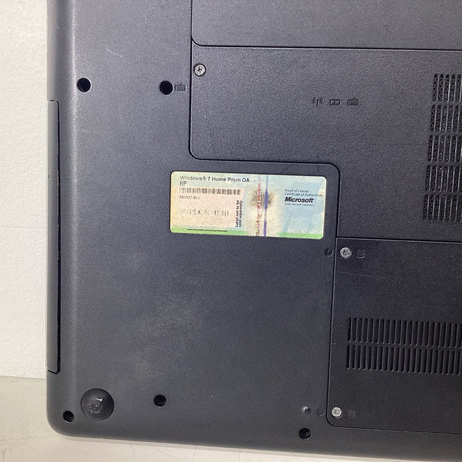 HP G62-227CL 15" Laptop AMD 3GB RAM 250GB HDD - For Parts