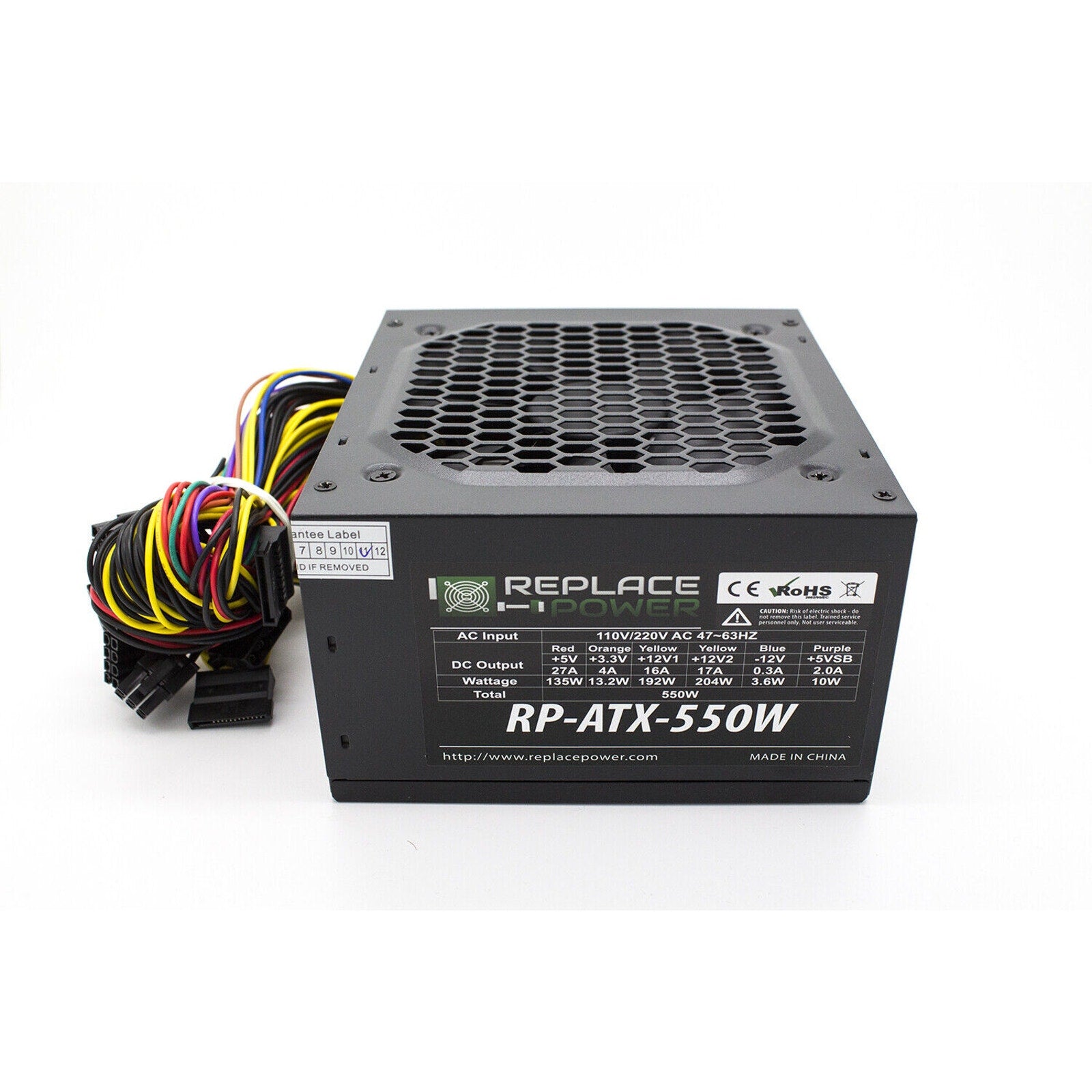 550W Power Supply for HP Pavilion Elite HPE-H8-1520T HPE-478HK Upgrade