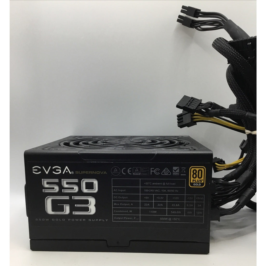 EVGA SuperNOVA 550 G3 550W Gold Modular PSU + All Pictured Cables