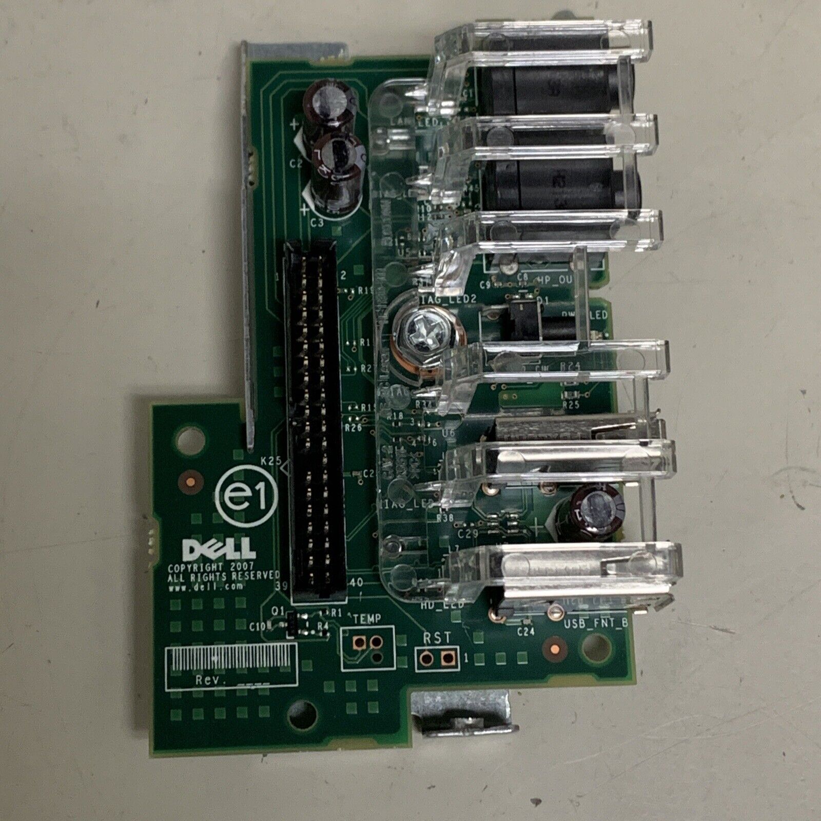 Dell RY698 Optiplex 330 360 755 760 USB Audio Panel 0RY698 HU390-24O-011D