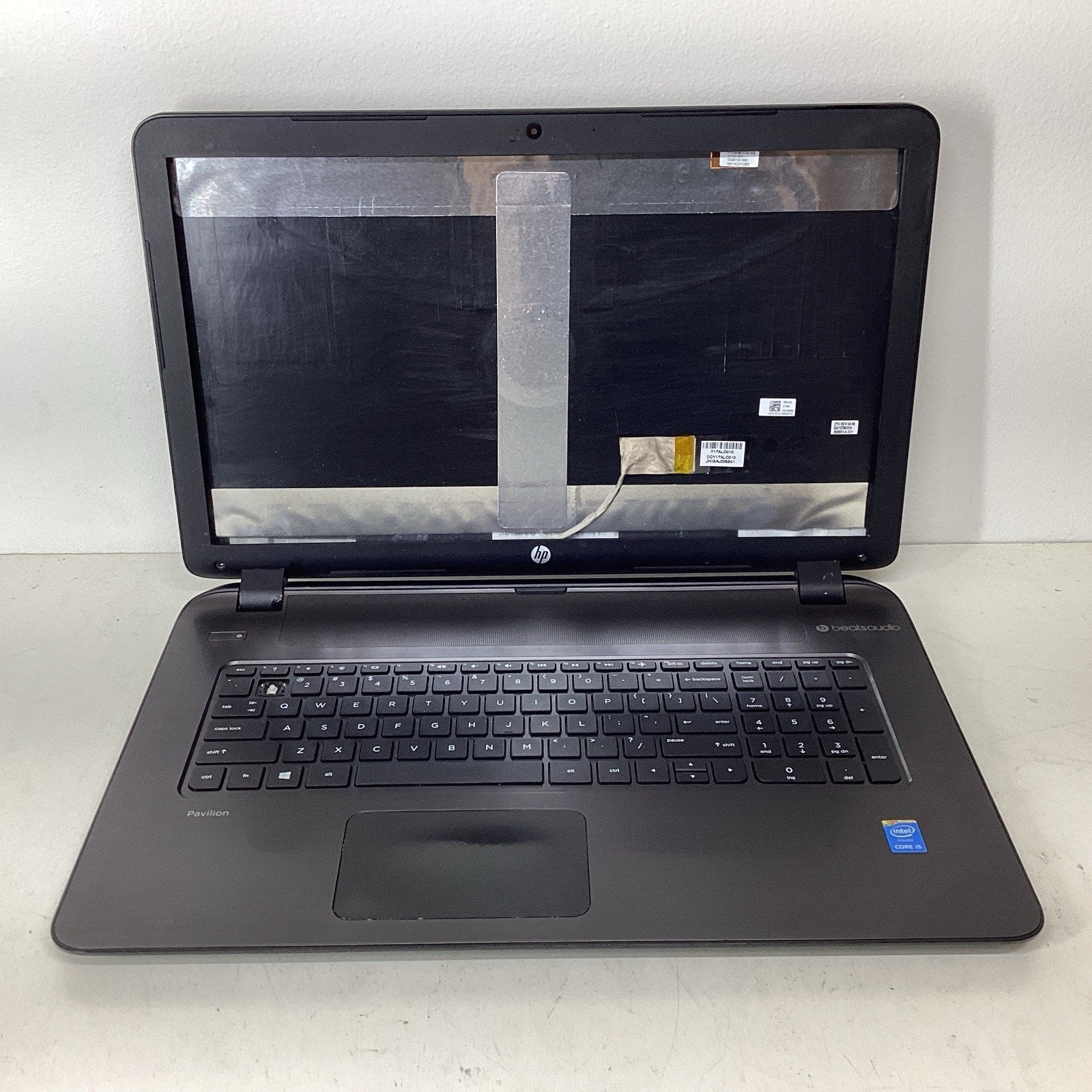 HP Notebook 17-p120wm 17.3" Laptop Intel Core i5 Missing Parts Read - For Parts