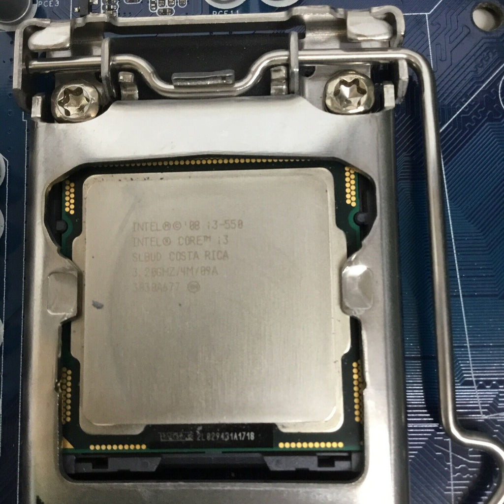 INTEL DH55TC E70932-302 LGA1156 DDR3 MATX Motherboard i3-550 3.20GHz 8GB Ram