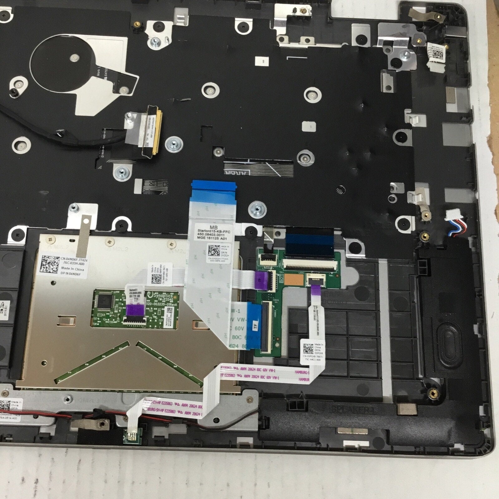 Dell Inspiron 15 7579 Palmrest Touchpad Backlit Keyboard FMN46 DW7JG