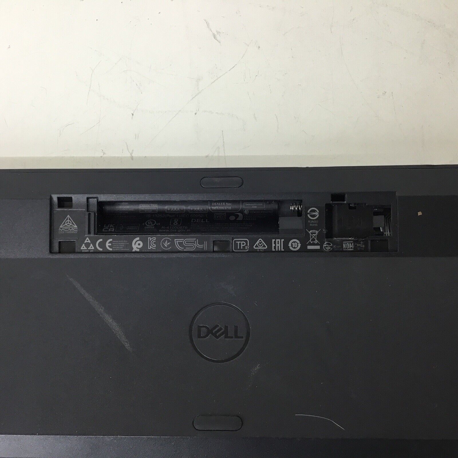 OEM Dell Wireless Keyboard KB3121Wt No Receiver
