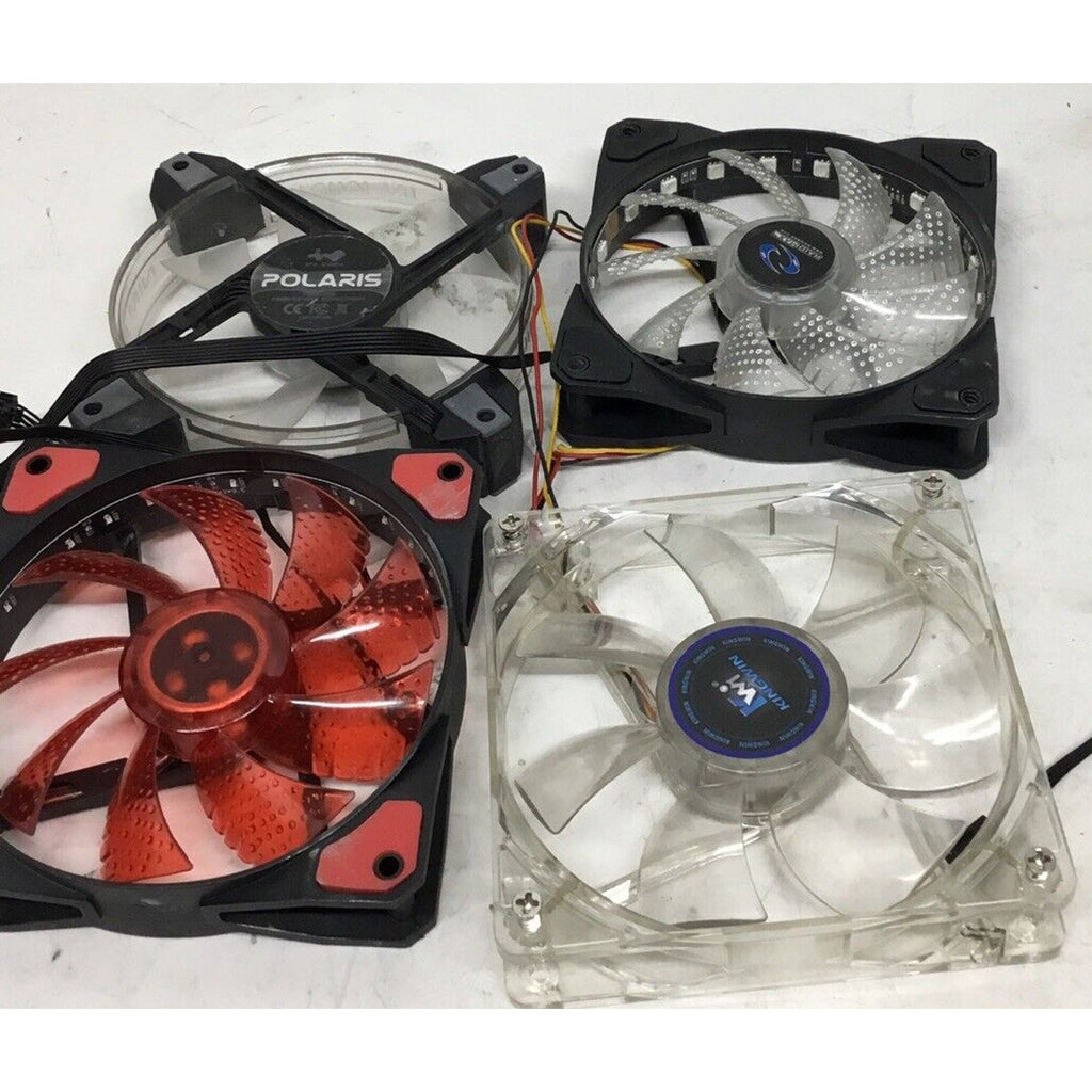 LOT OF USED 4 120 MM FANS (Multibrand)