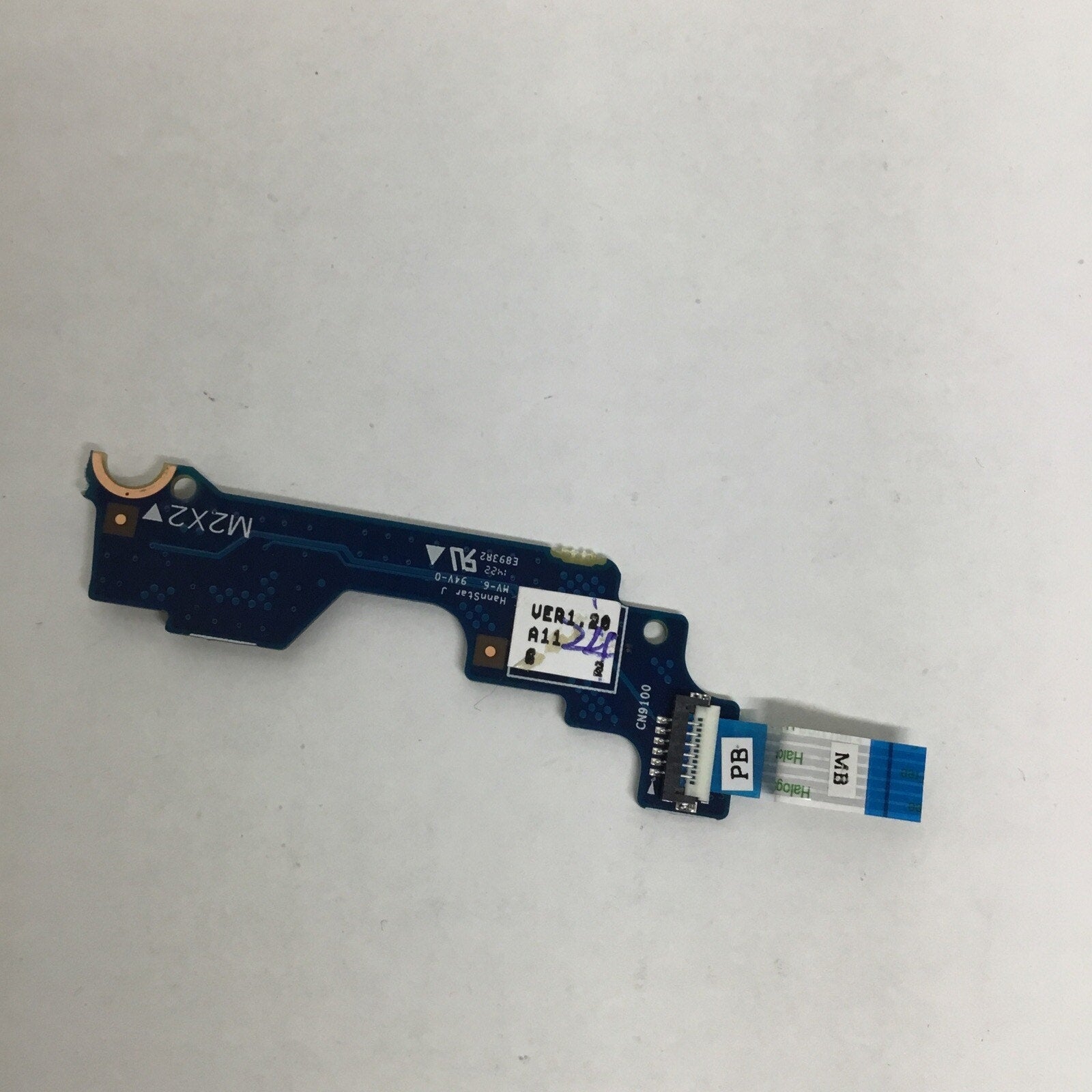 Genuine HP EliteBook 850 G1 15.6" Power Button Board w/ Cable 6050A2560301