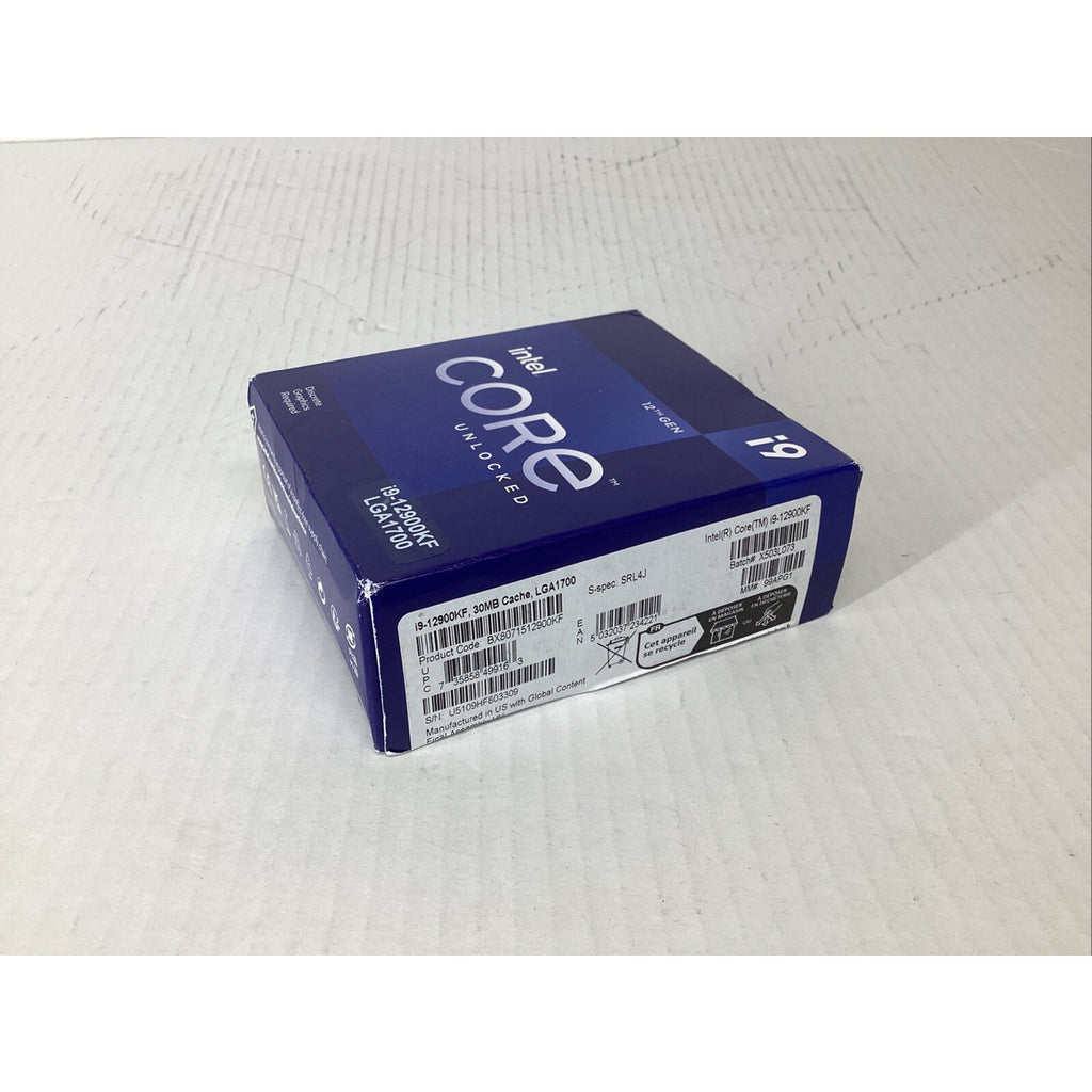 Intel CORE i9 12th Gen i9-12900KF CPU BOX ONLY