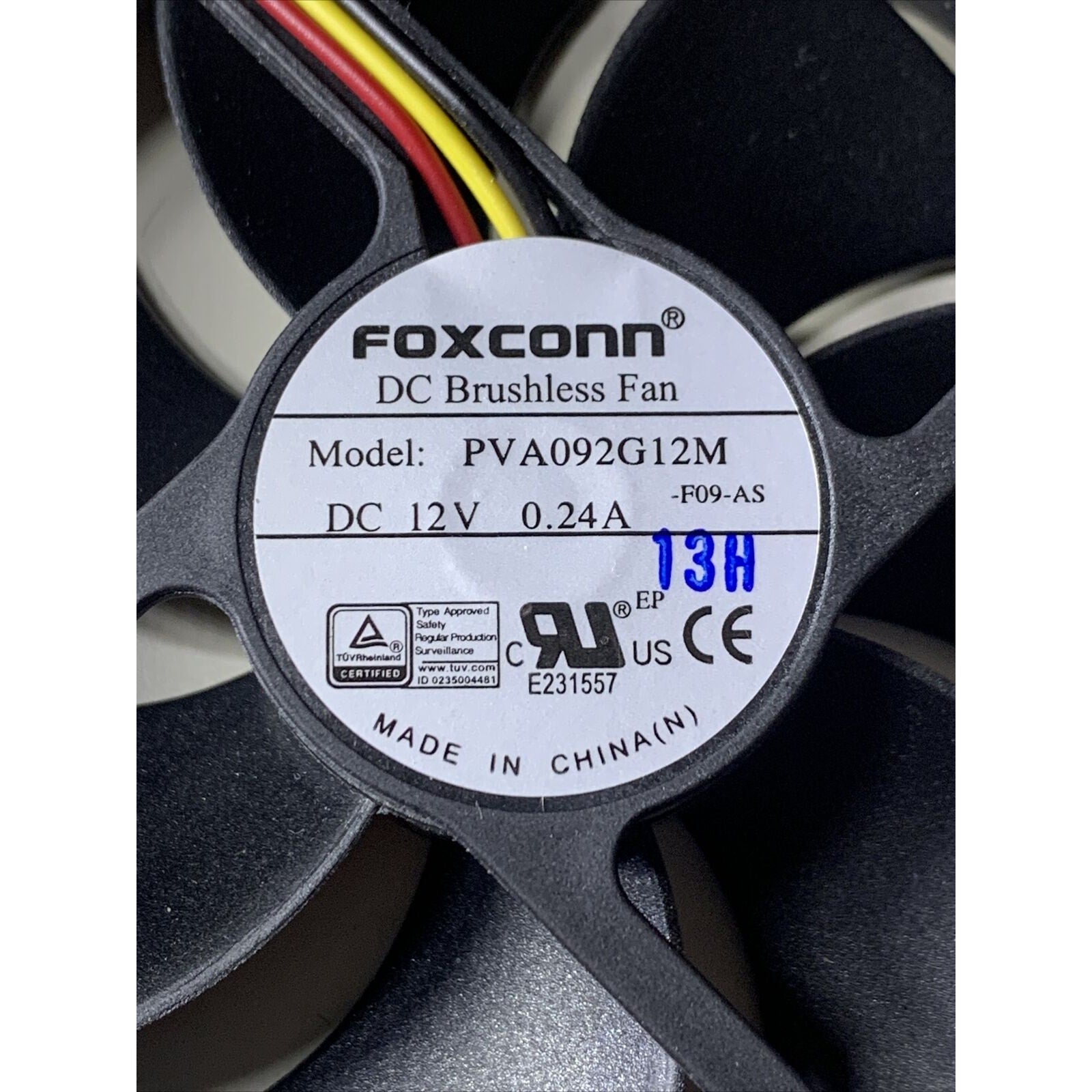 HP Envy 750-524 Back Cooling Fan 3 Pin Foxconn PVA092G12M