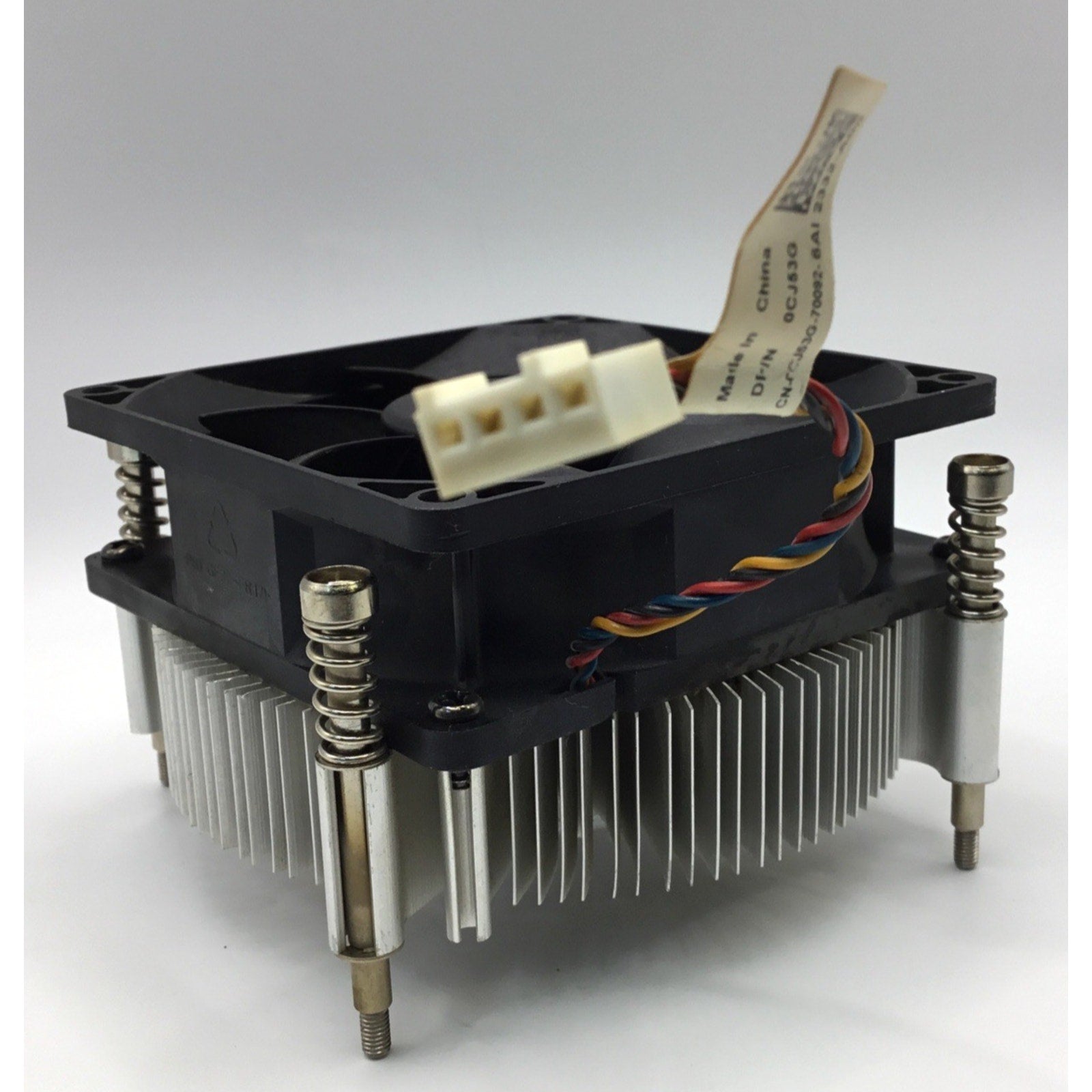 Dell 0XG27M Desktop CPU Cooling Fan with Heatsink CN-0CJ53G-70092-65H-2706-A00