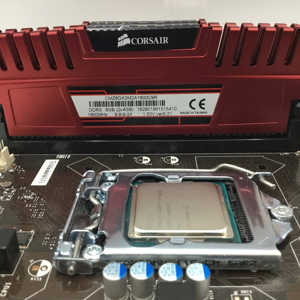 MSI H81M-E33 (LGA1150) + i3-4160 + 16 (2x8) GB DDR3 MB+CPU+RAM+I/O SHIELD COMBO