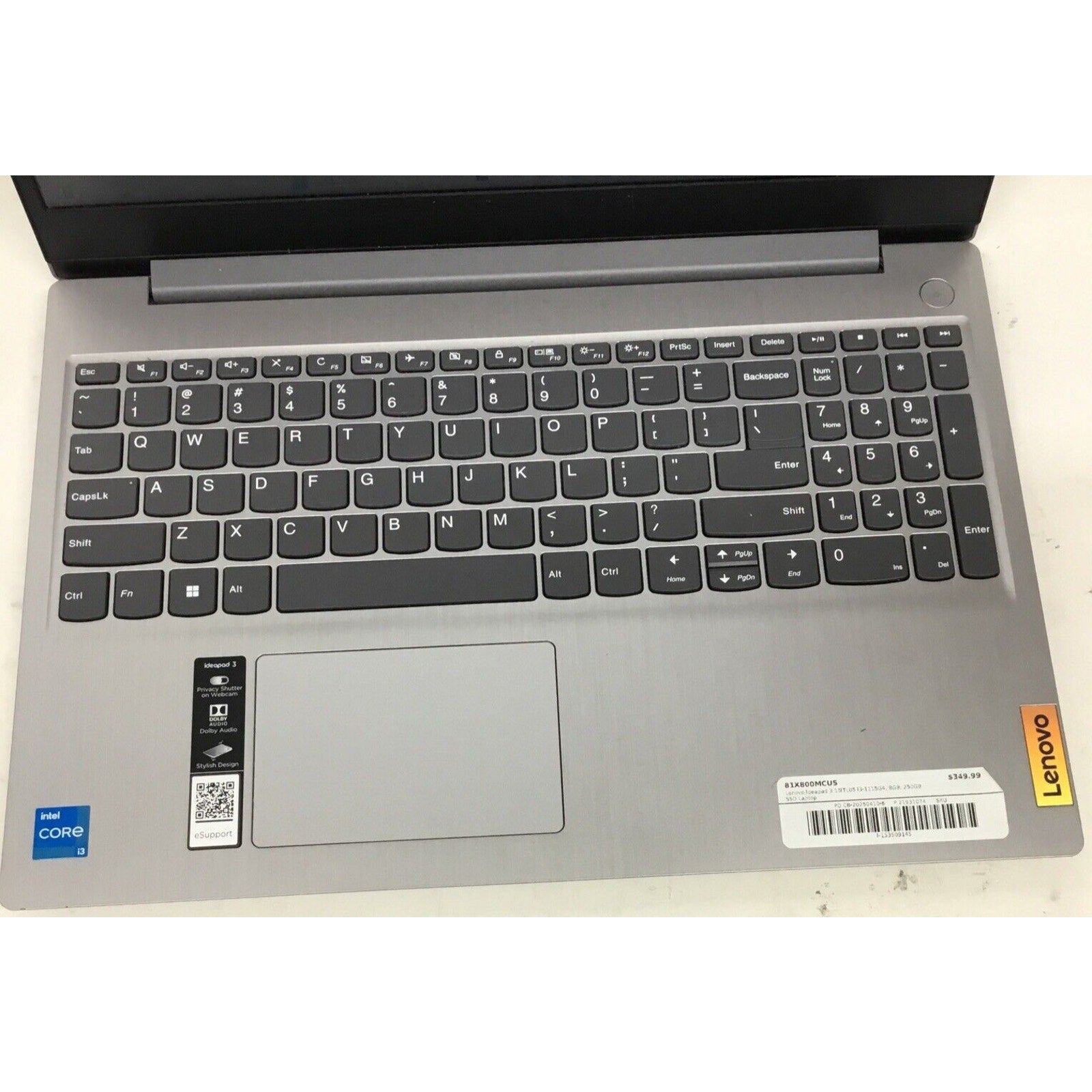 Lenovo IdeaPad 3-15ITL05 15.6"HD Touch i3-1115G 3GHz 8GB 256GB SSD