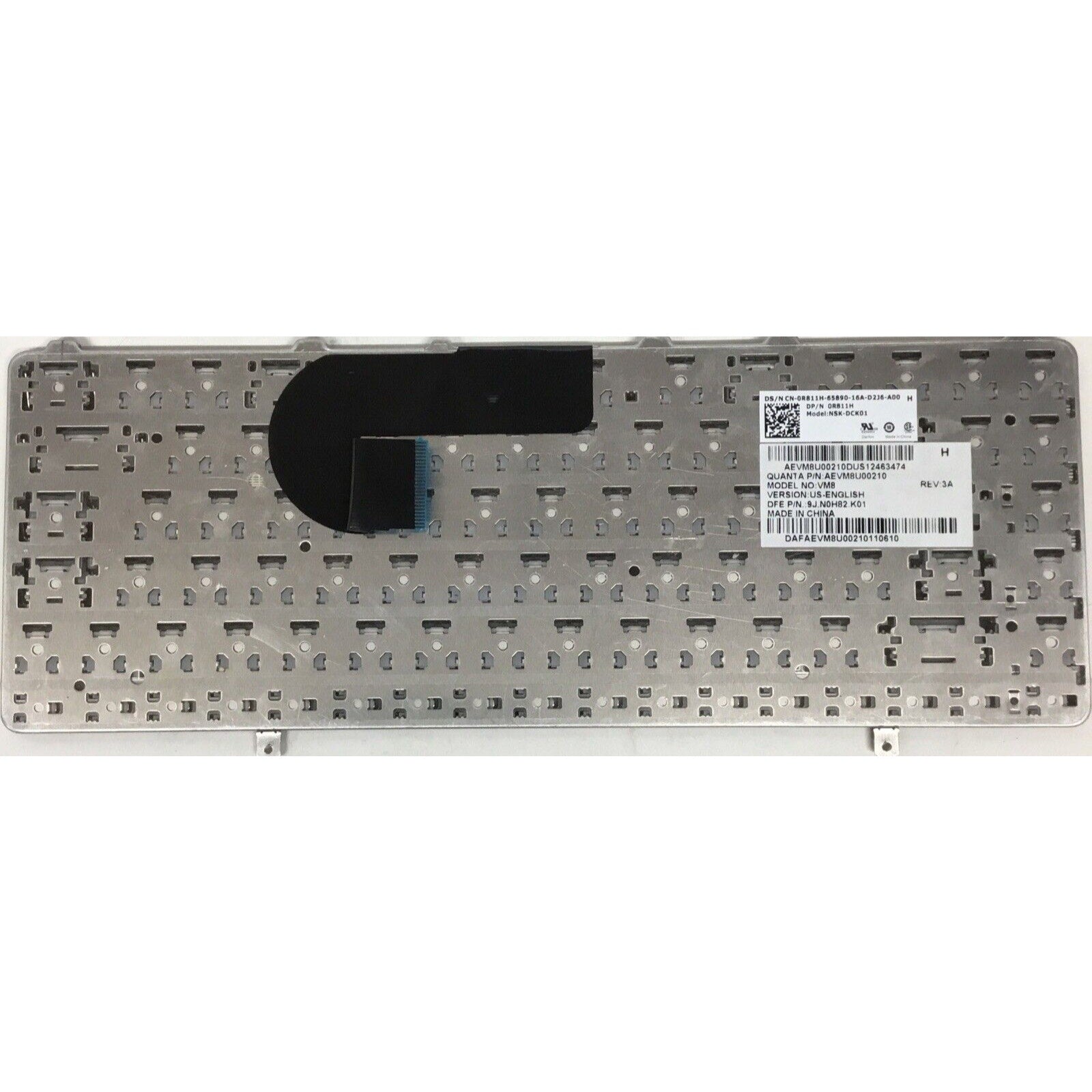 0R811H English Keyboard for Dell Vostro 1015 Original Part Tested VM8