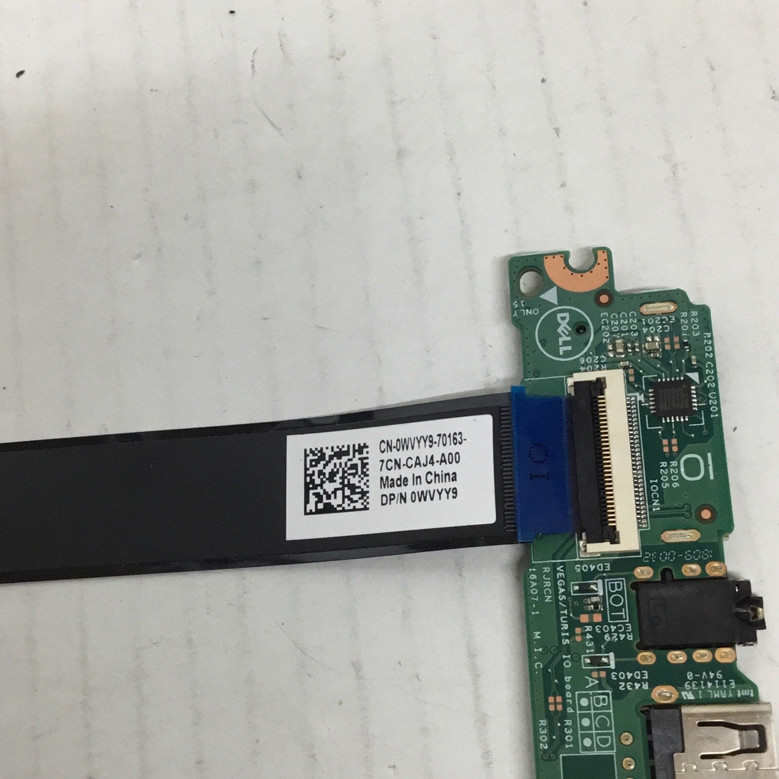 Genuine Dell Laptop Audio/SD/USB Board RJRCN