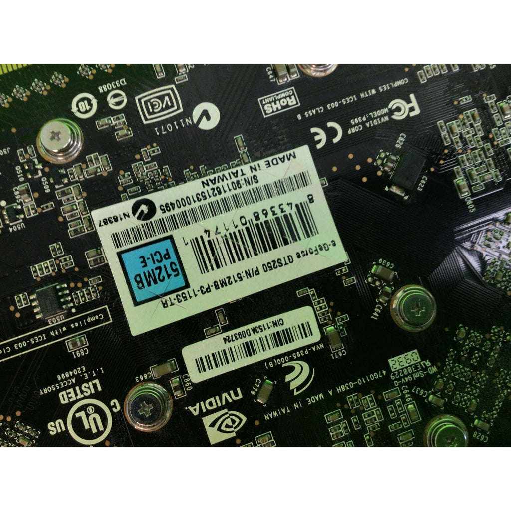 NVIDIA GeForce GTS 250 Video Card 1GB GDDR3 VRAM PCI Express x16