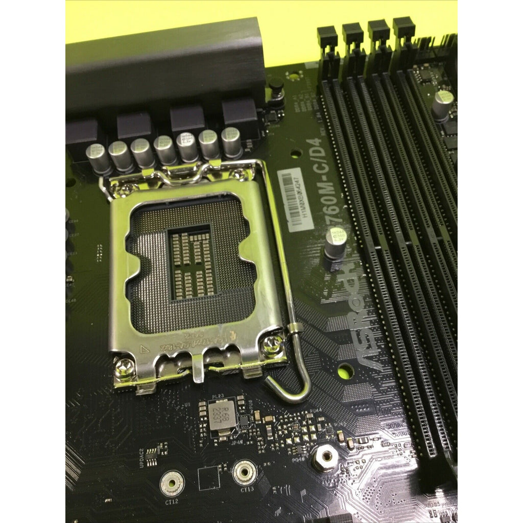 ASROCK B760M-C/D4 WIFI Motherboard FOR PARTS or REPAIR