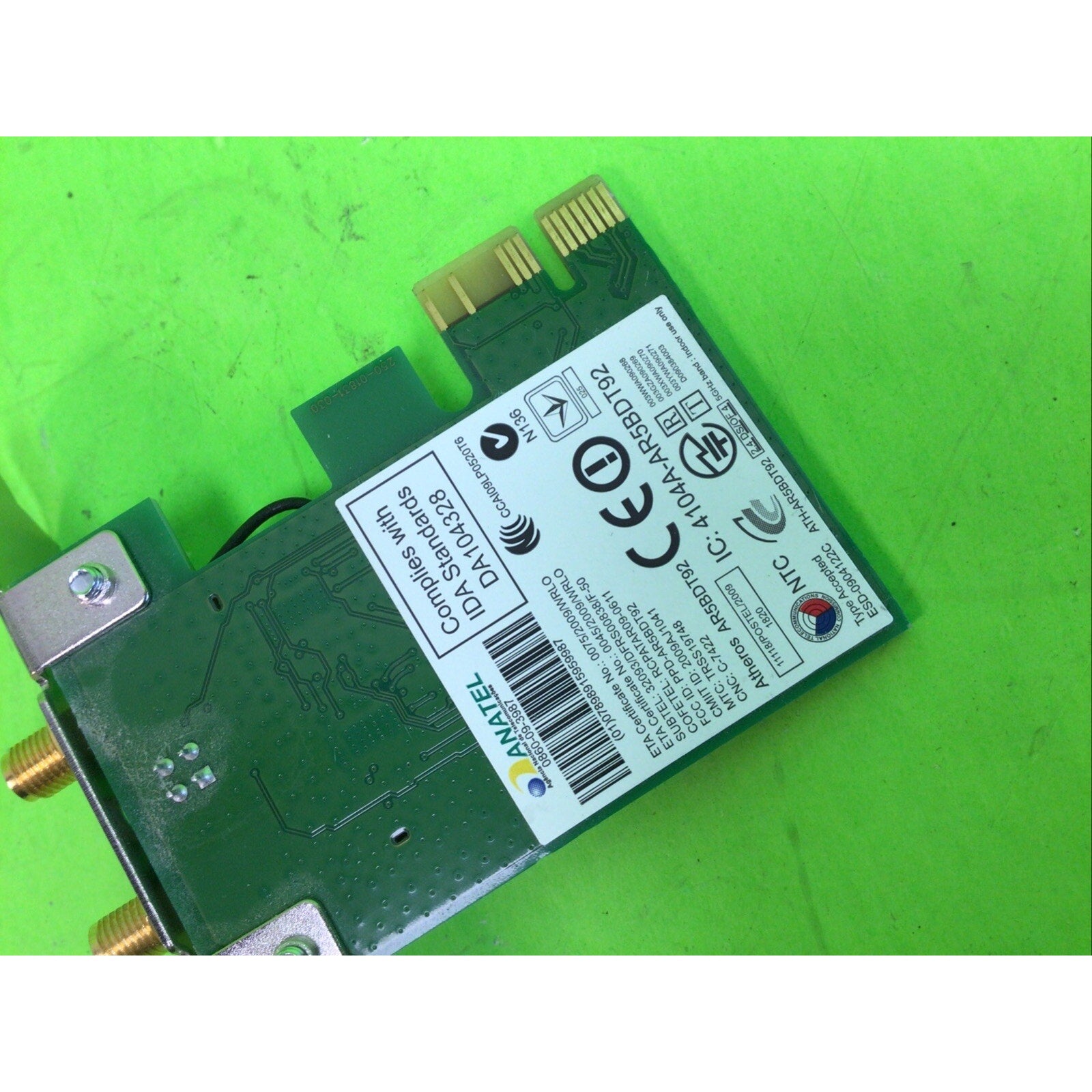 Dell Wireless Network Adapter Card PCI Atheros 0H6P7D H6P7D