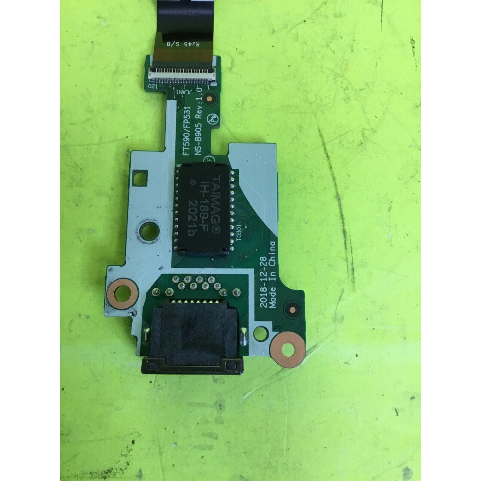 Lenovo ThinkPad T15 Laptop USB Board with Flex Cable NS-B901