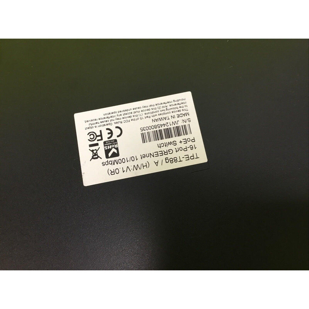 Trendnet TPE-T88g 16-Port GREENnet 10/100 Mbps PoE+ Switch