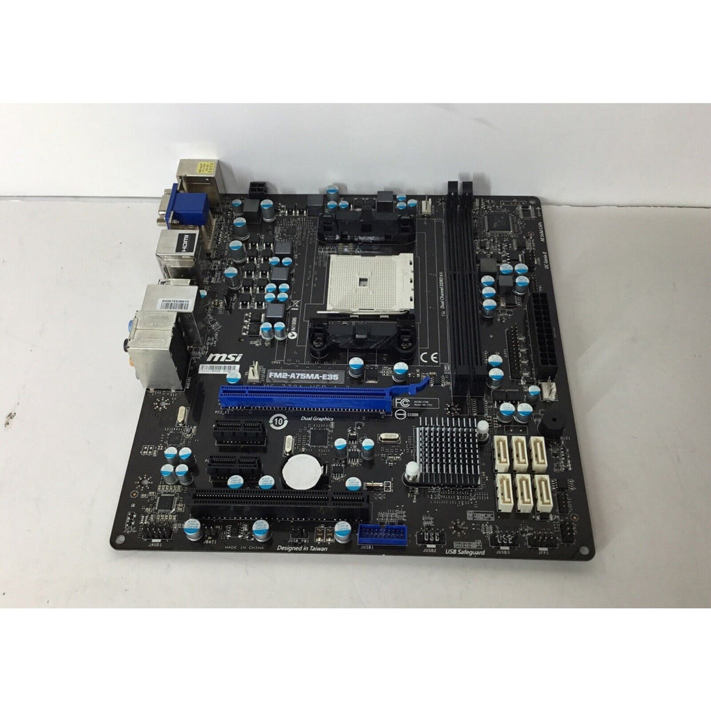 MSI FM2-A75MA-E35 DDR3 Desktop Motherboard w/ I/O Shield