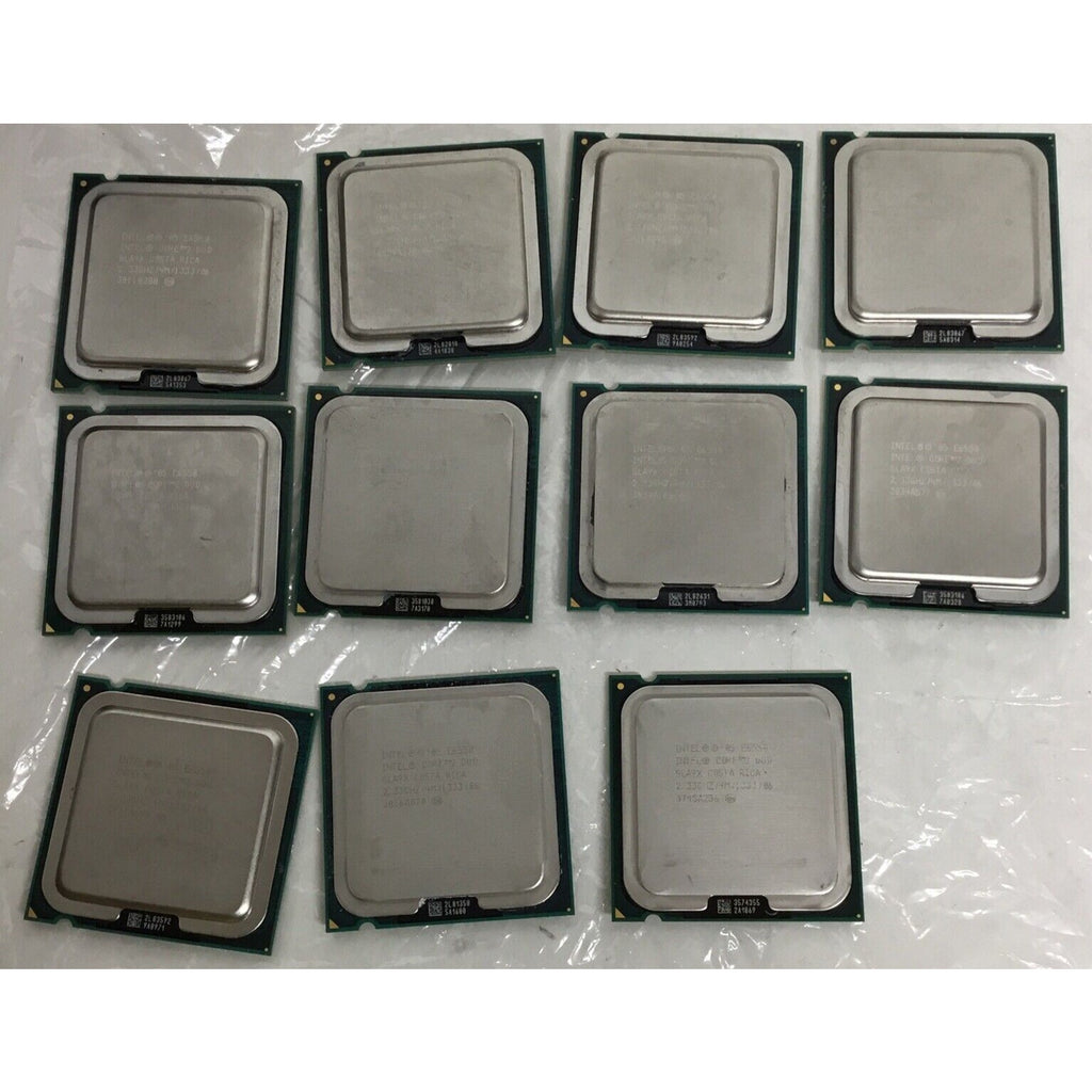 Lot of 11 INTEL SLA9X Intel Core 2 Duo E6550 2.33GHz 4MB 1333Mhz