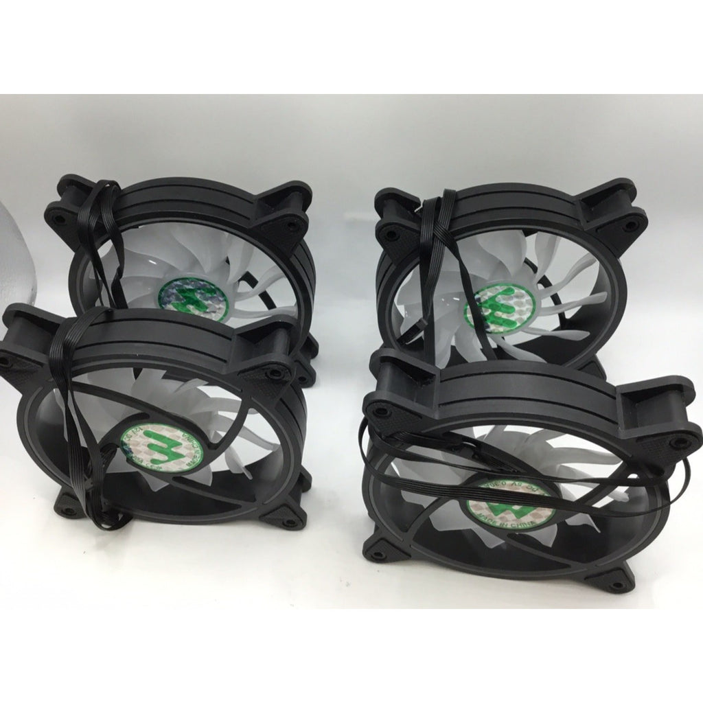 Mustex Case Fans 6 Pin, 4 Pack 12V DC 5V 0.30A