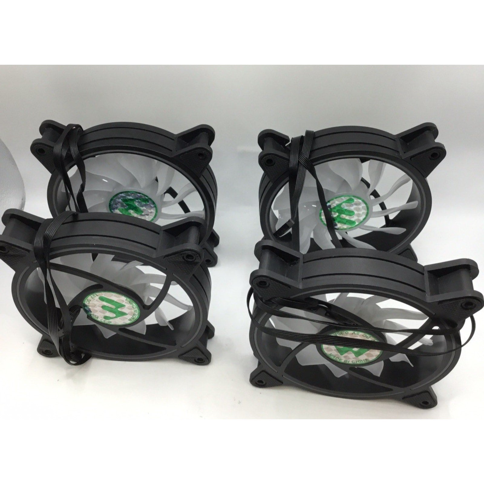 Mustex Case Fans 6 Pin, 4 Pack 12V DC 5V 0.30A