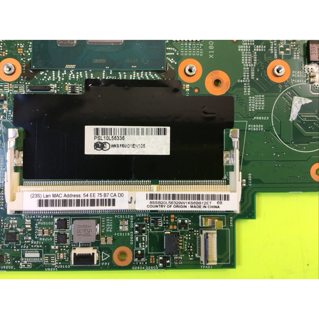 Lenovo ThinkPad Yoga 14 460 with I5-6200U Motherboard FRU: 01EN105