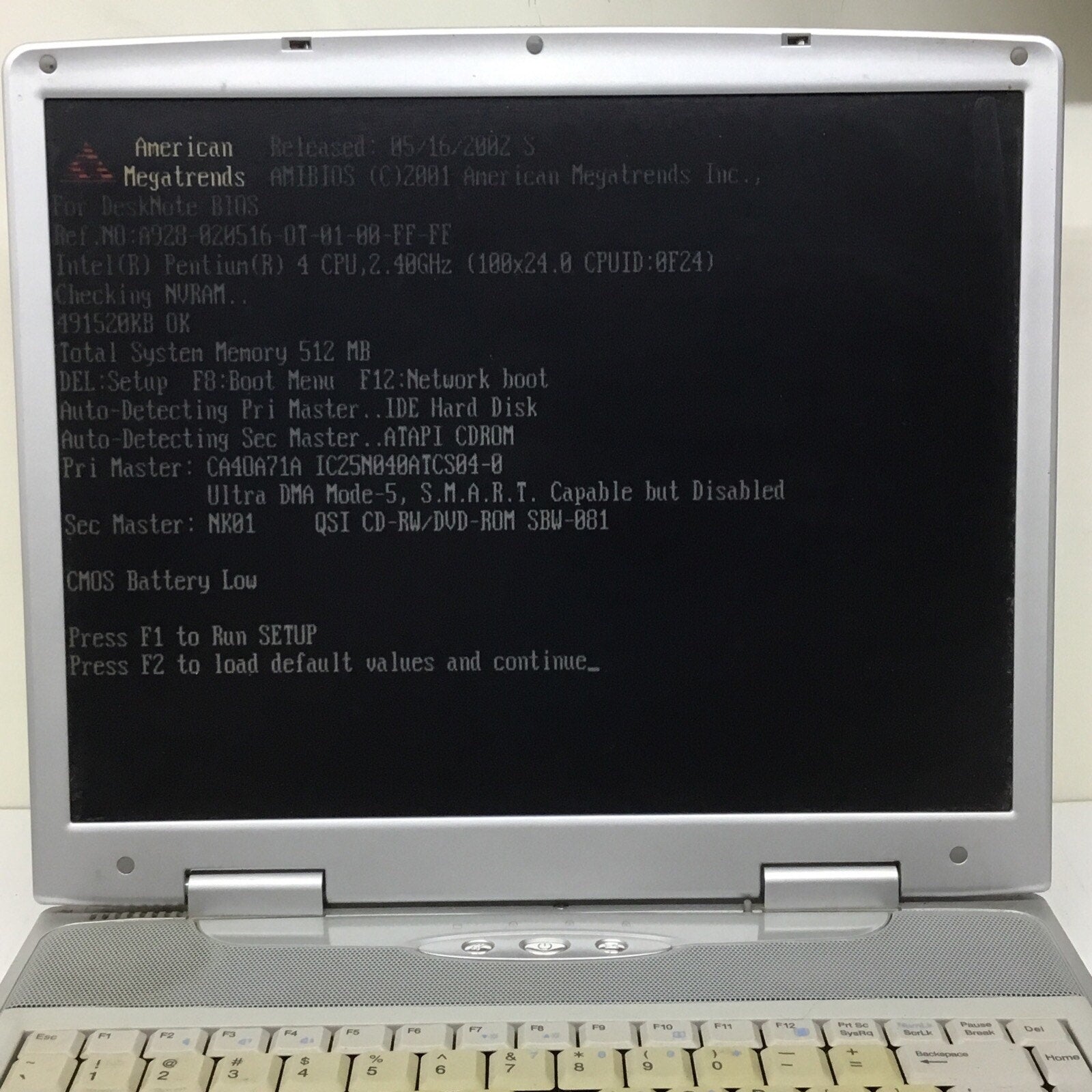 iBuddie 4 Vintage RARE Laptop w/ Adapter Intel Pentium 4 512MB Ram