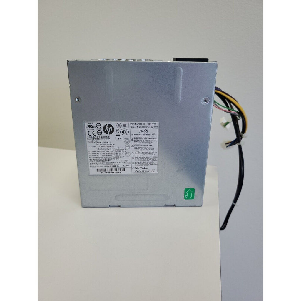 HP Elite Pro SFF Power Supply PSU - 611481-001 613762-001 - D10-240P1A