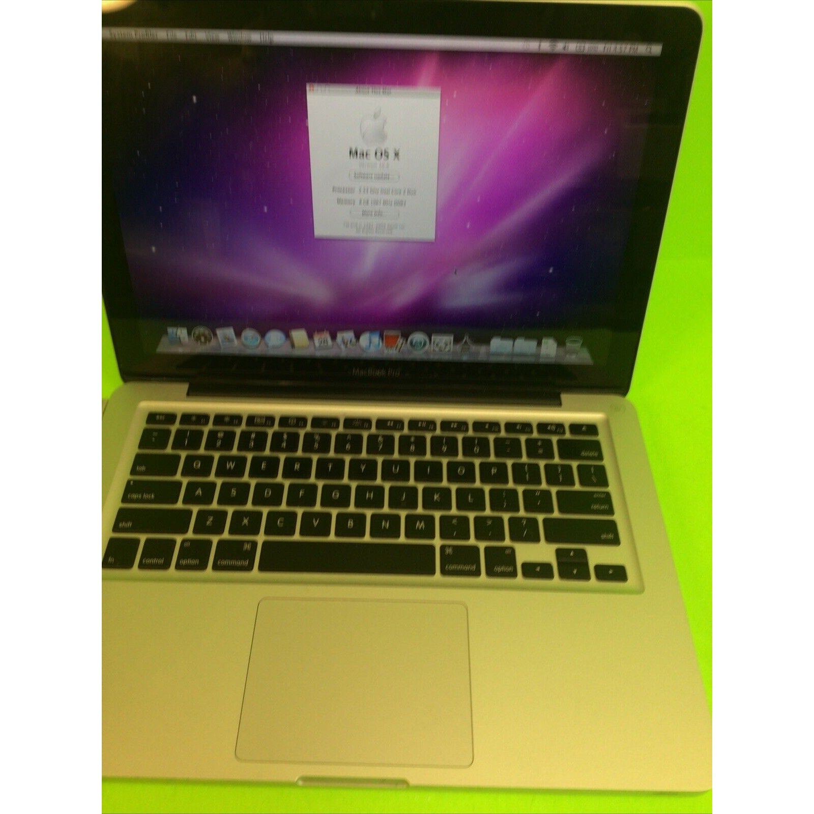 MacBook Pro 13" A1278 Core Duo 2.53GHz 8GB Ram 240GB SSD FOR PARTS or REPAIR