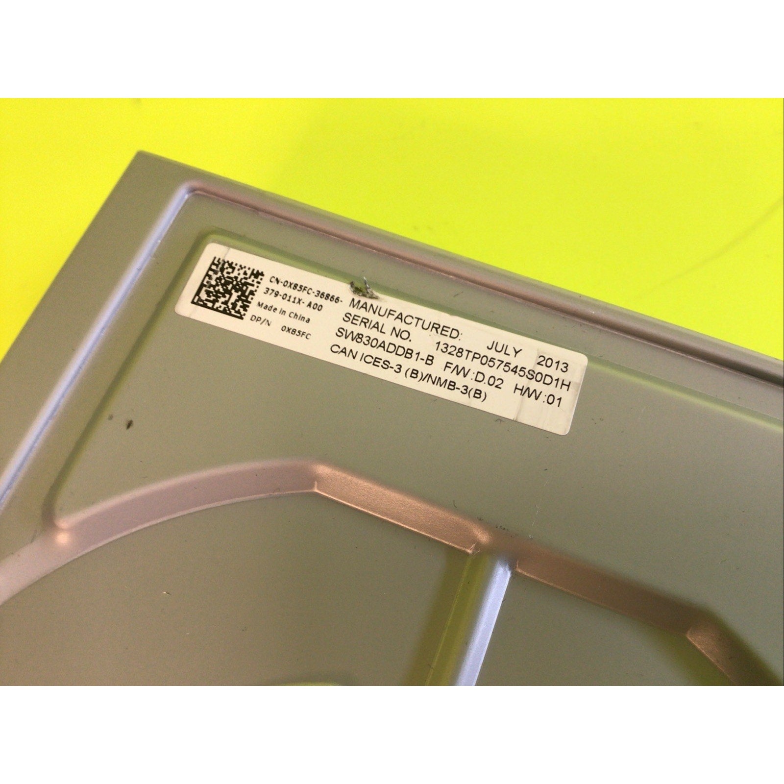 Dell Inspiron 3847 16X SATA DVD±RW Rewritable Drive SW830 X85FC