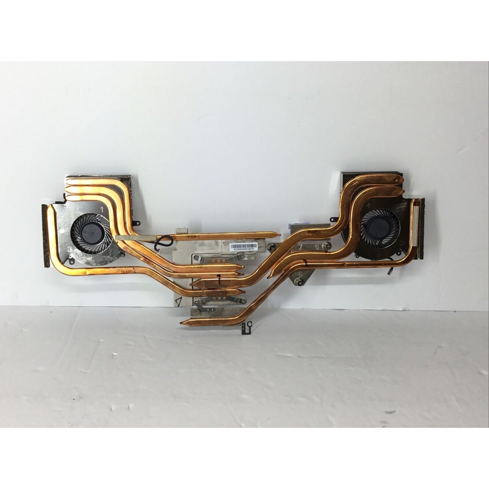 MSI GE63 Raider RGB 8RF Heat Sink And Fan Assembly W/ Thermal Pads