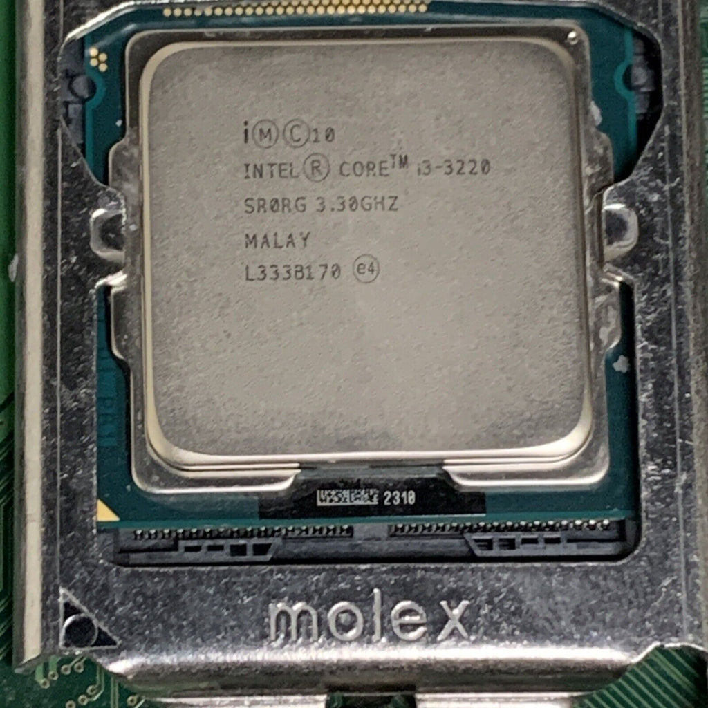 Dell 0T10XW Optiplex 3010 SFF Motherboard LGA1155 H61 T10XW W/ Intel I3-3220