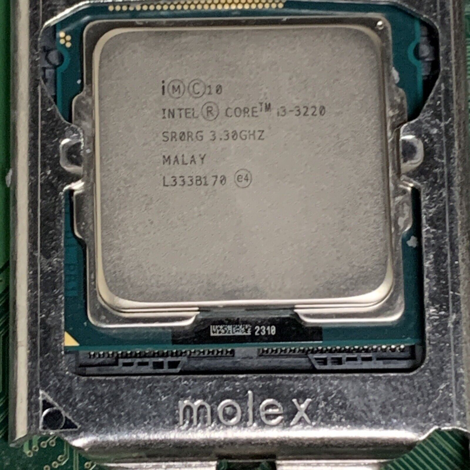 Dell 0T10XW Optiplex 3010 SFF Motherboard LGA1155 H61 T10XW W/ Intel I3-3220