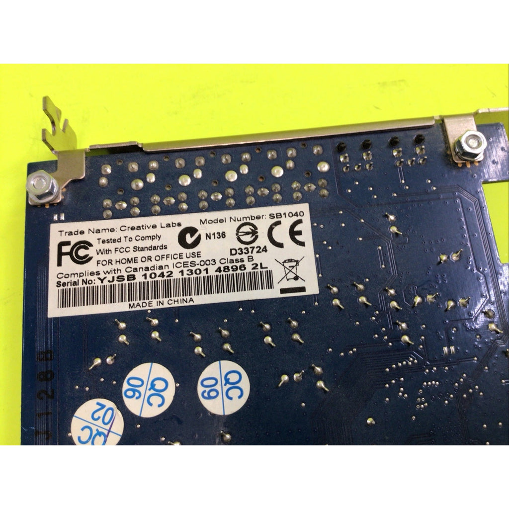 Dell Creative SB1040 PCI-e Sound Card 0P380K