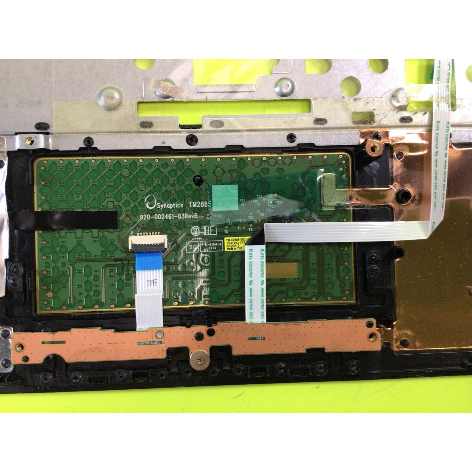 HP Laptop 15-f039wm Palmrest Touch Pad Assembly