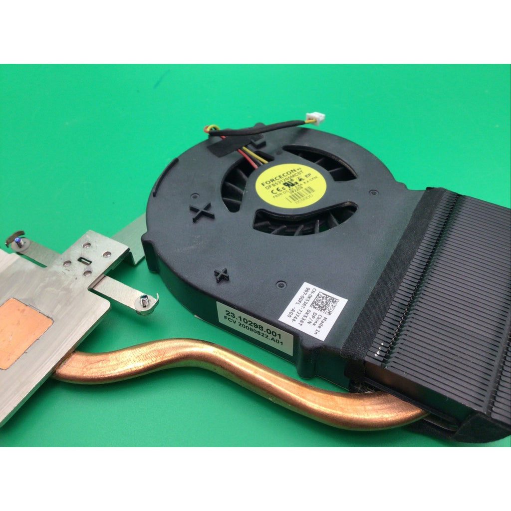 Dell Inspiron 1750 CPU Cooling Fan and Heatsink 0K536T