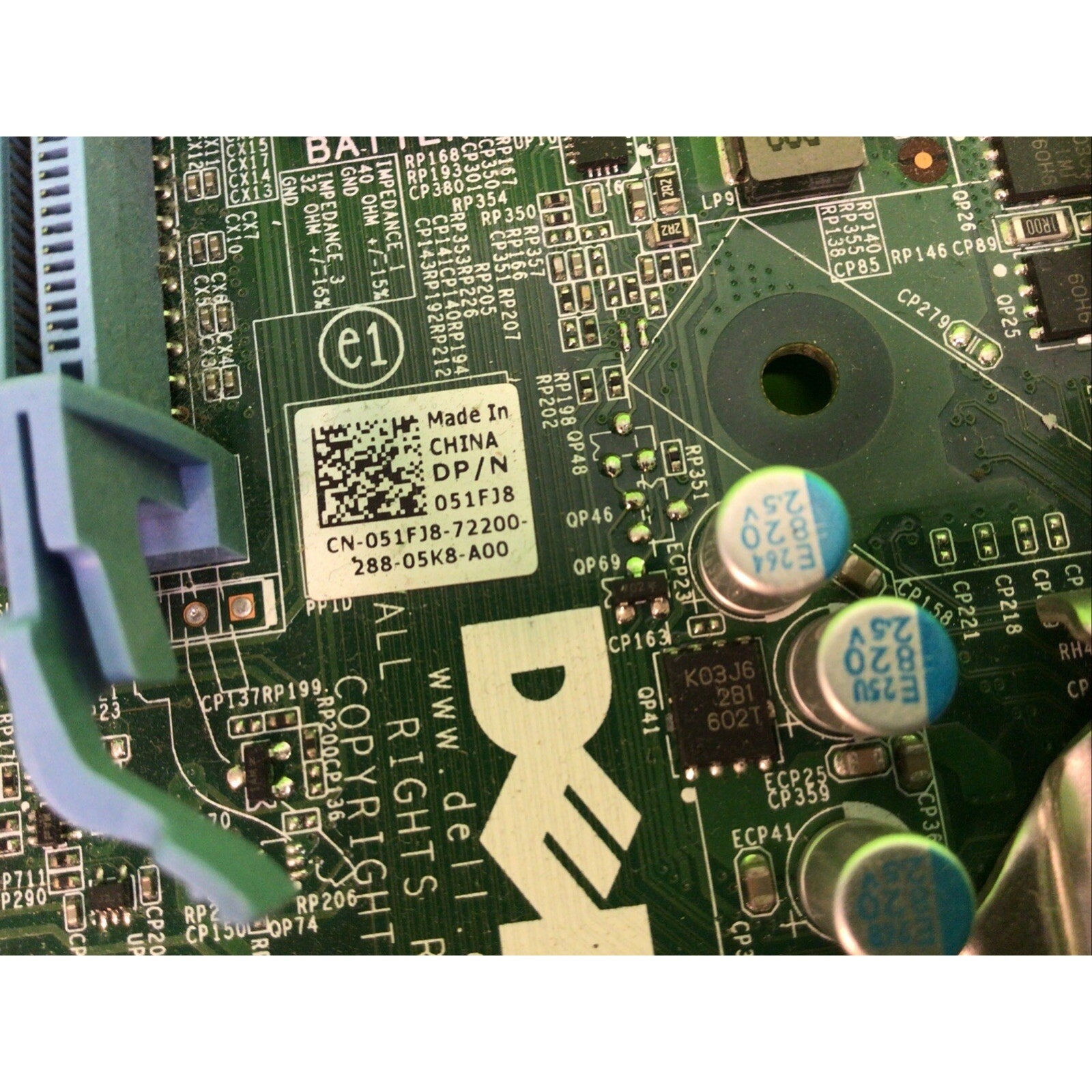 Dell OptiPlex 9010 SFF LGA 1155 DDR3 SDRAM Motherboard 051FJ8