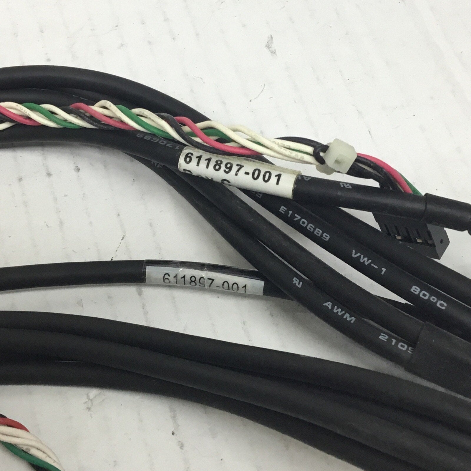 Lot of 2 - HP Compaq Pro 4000 SFF PC Front Audio USB Port w/ Cable - 611897-001