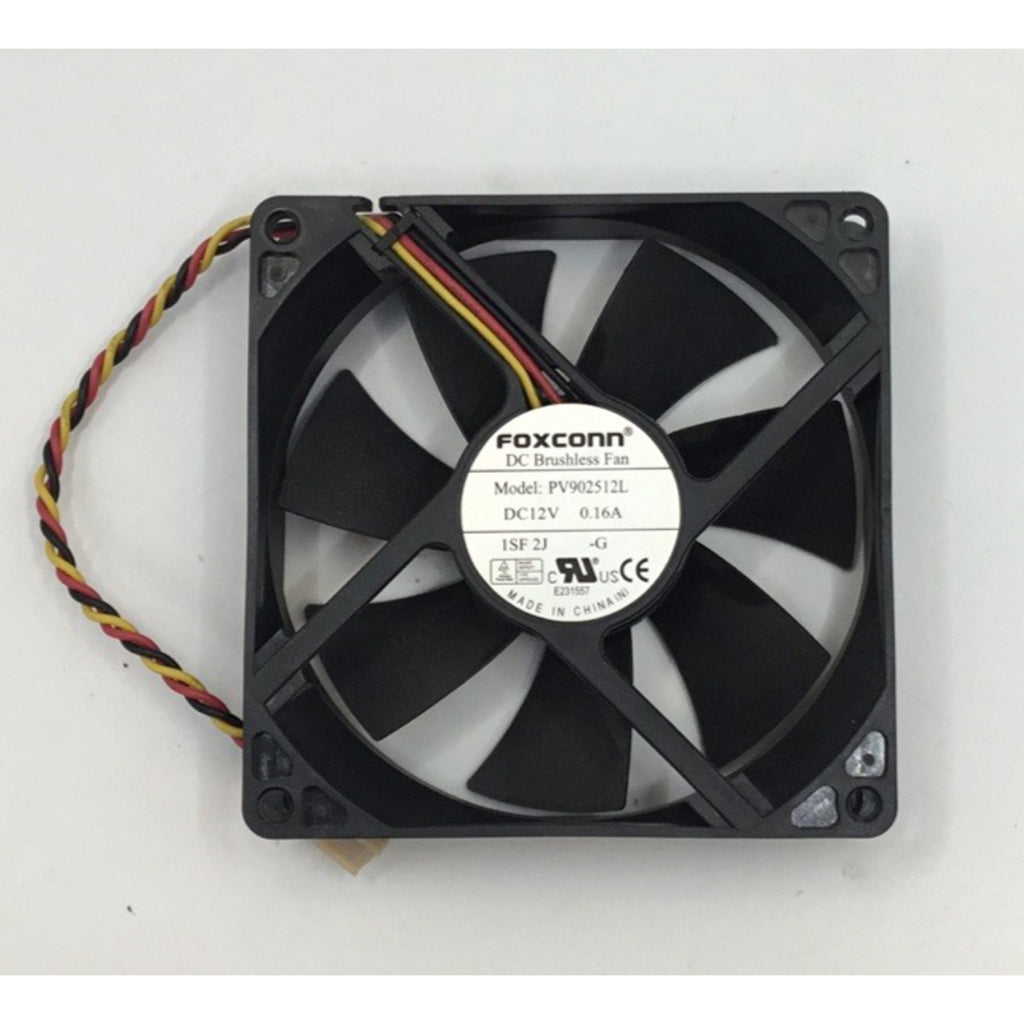Foxconn PV902512L DC 12V 0.16 amp DC Brushless Fan, bench tested