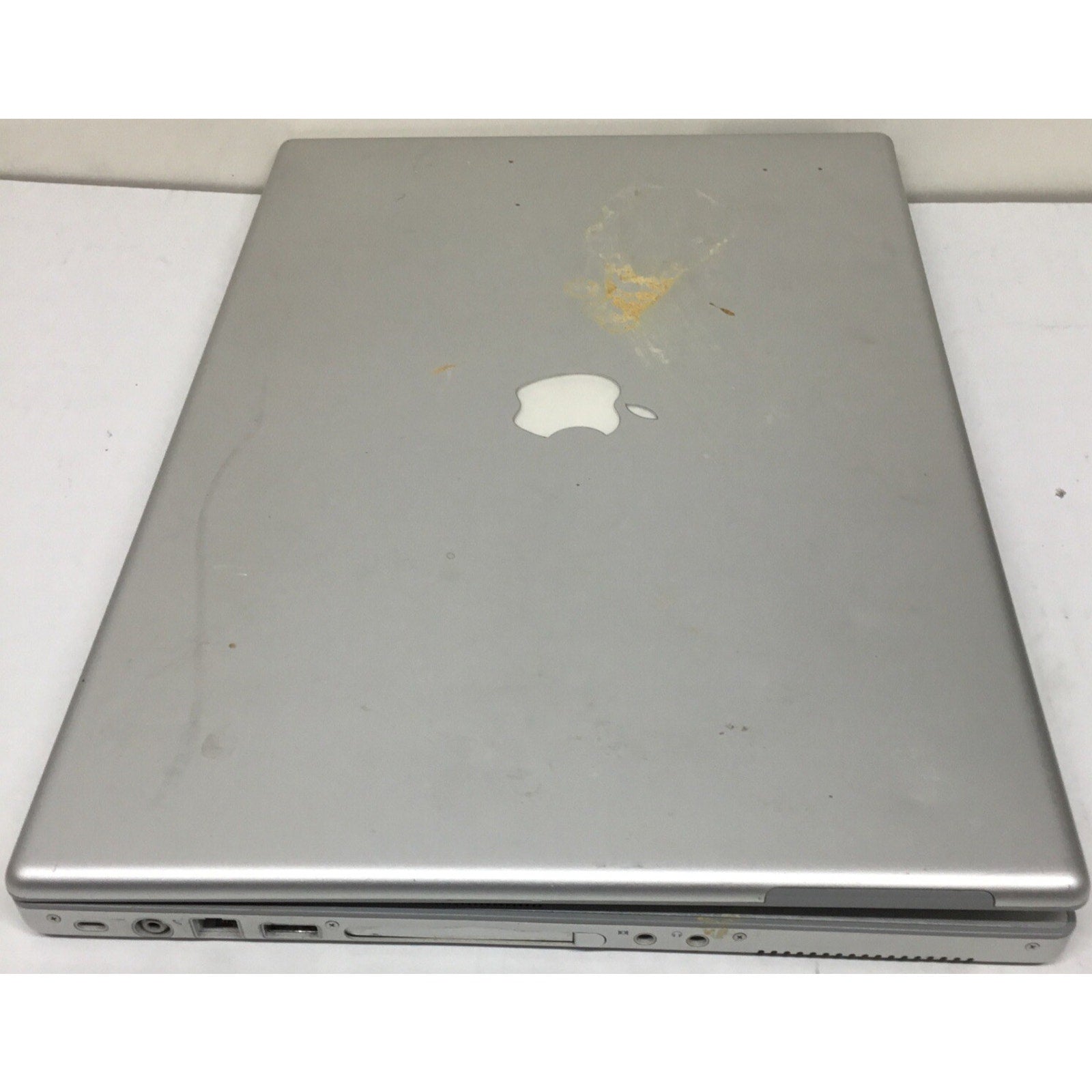 Vintage Retro Apple PowerBook G4 Titanium 17.3" Laptop - Untested A1085