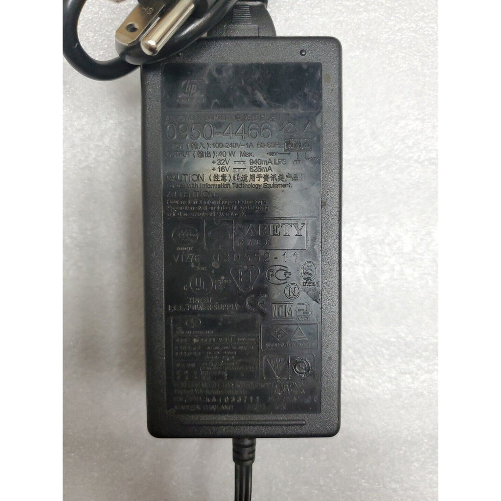 Genuine HP 0950-4466 AC Adapter Power Cord for Officejet and PhotoSmart Printers