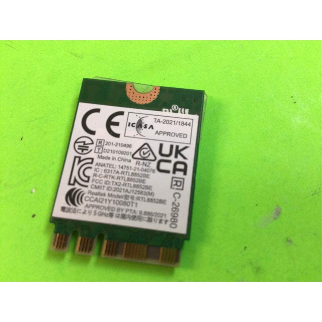 5W10V25844 - Lenovo RTL8852BE 802.11ax 2x2 M2 Wifi + Bluetooth 5.3 Card