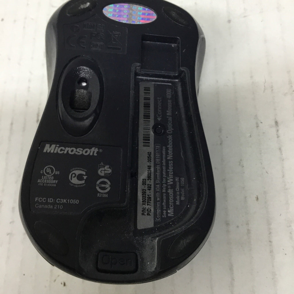 Microsoft Wireless Notebook Optical Mouse 4000 No Dongle