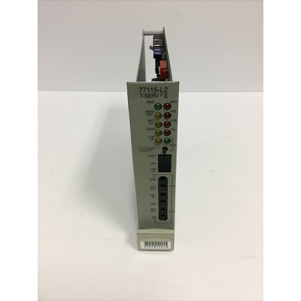 ADC Kentrox 77115 -L2 T-Serv II T1 Channel Service Unit, Plug-In Card