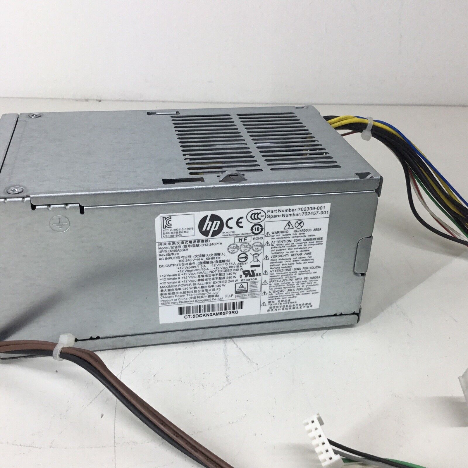HP D12-240P1A 702309-001 702457-001 240W REV A Power Supply