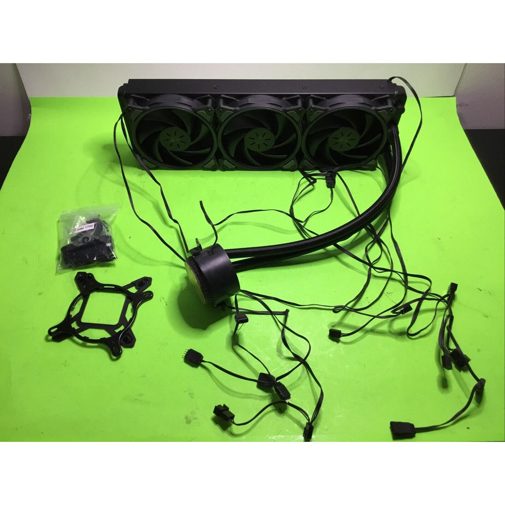 iBUYPOWER 360mm Radiator CPU Liquid Cooler (3x120mm Fans) RGB FOR PARTS