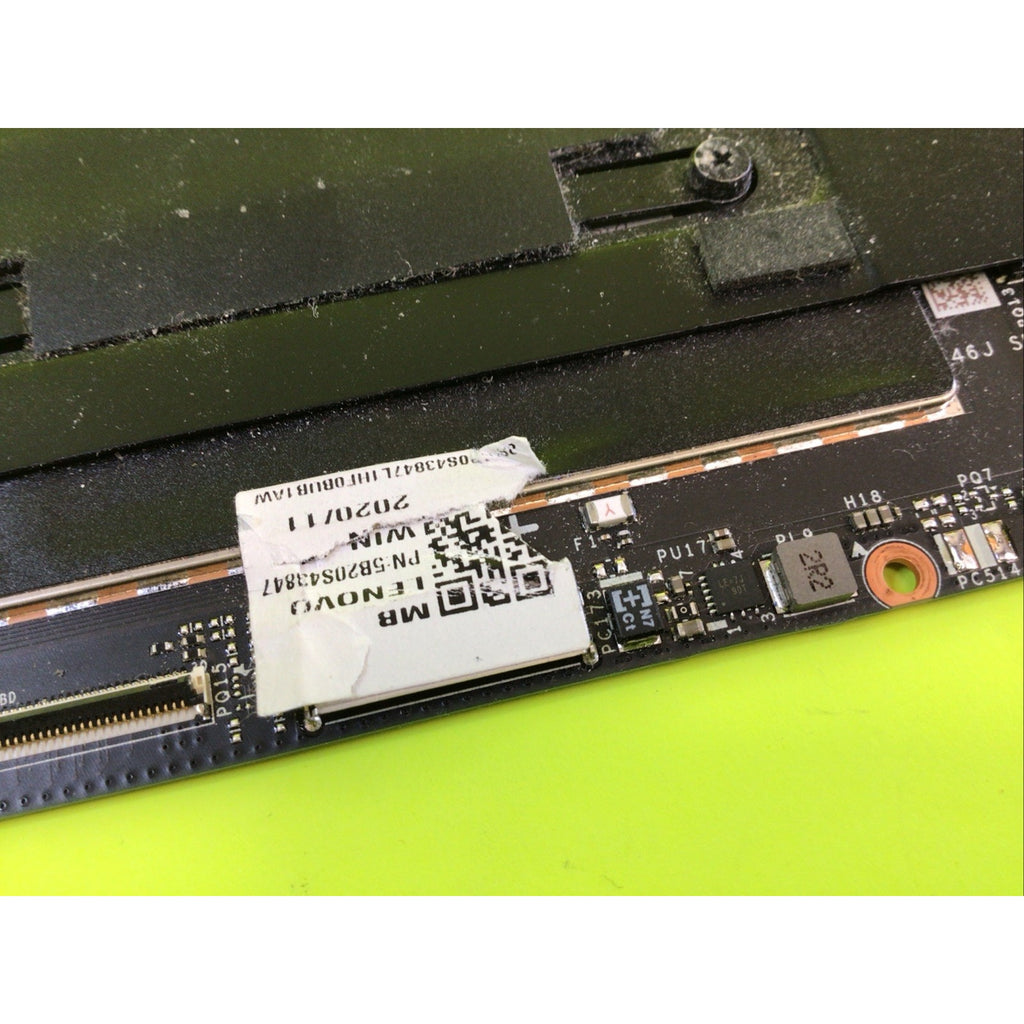 Lenovo Yoga C940-14IIL Core i5 Motherboard 5B20S43847 FOR PARTS or REPAIR