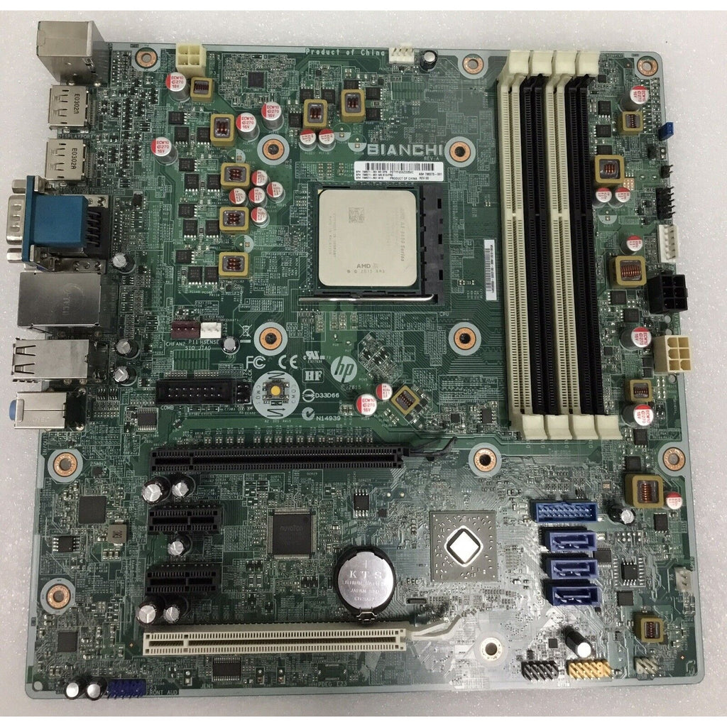 HP BIANCHI 798571-001 798073-001 Elitedesk Motherboard With AMD A8 8600 CPU