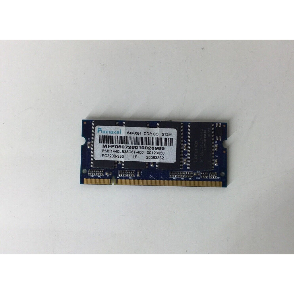 Ramaxel 64MX64 DDR SO 512MB Ram Memory SPS-403799-001 PC3200-333